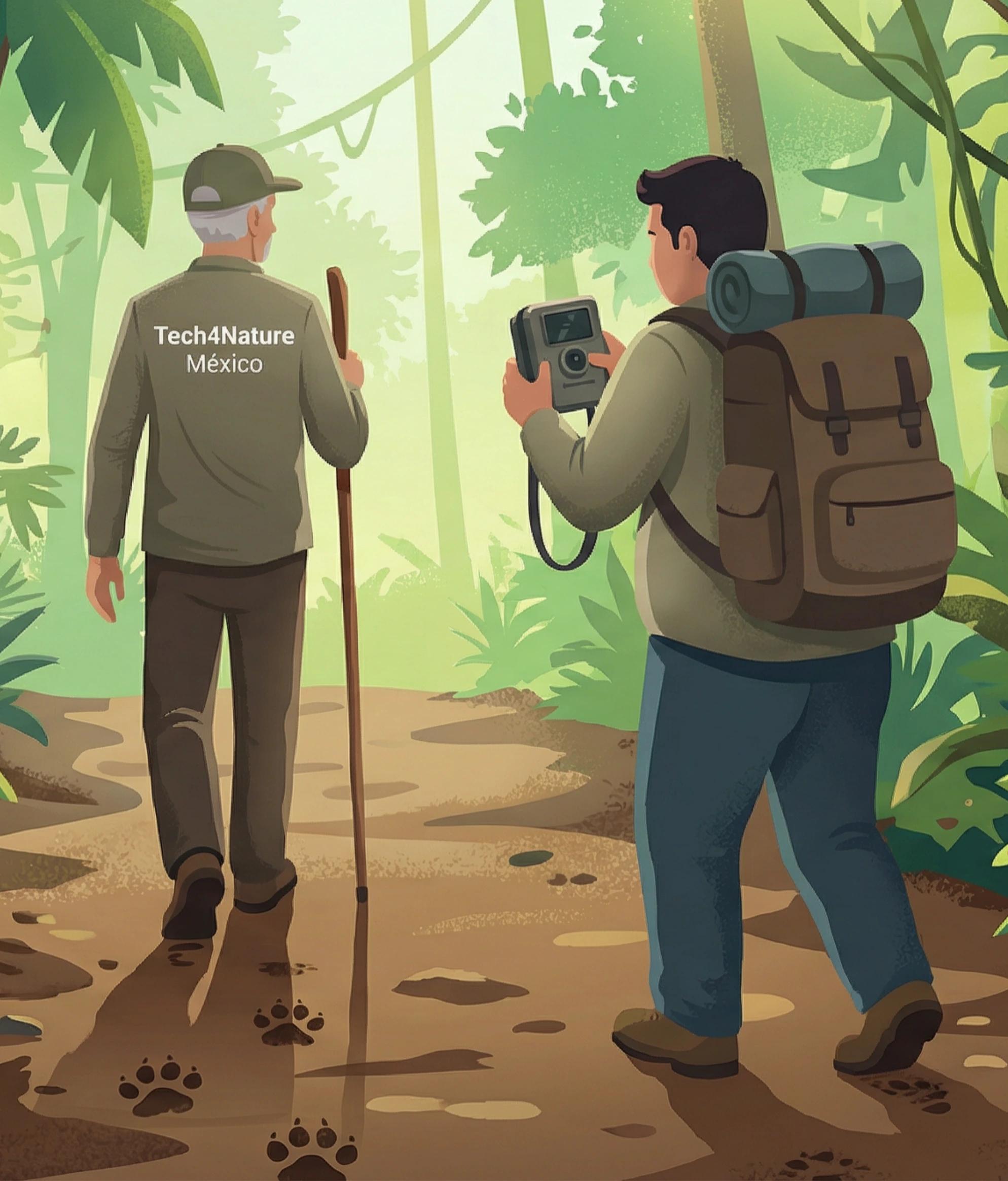 Conservation team in the field